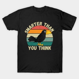 smarter than you think funny crow T-Shirt